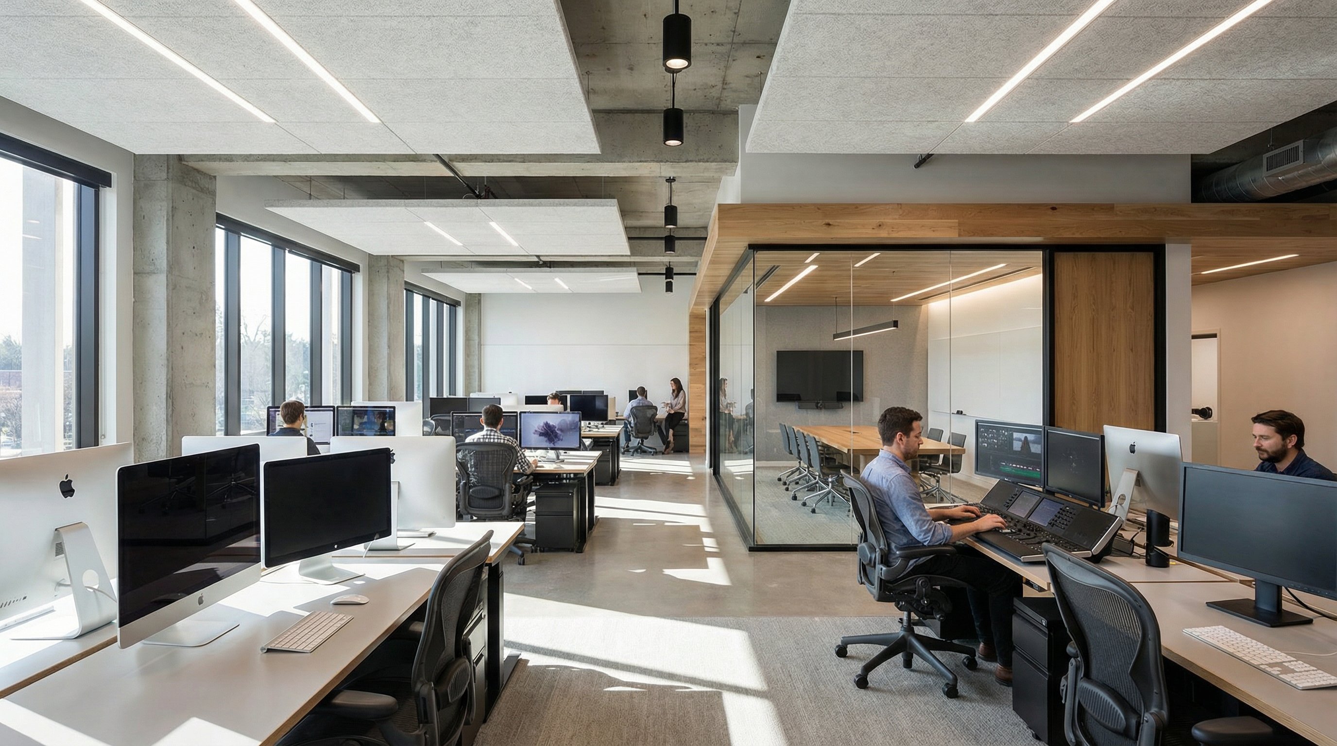 绿帽社公司办公室